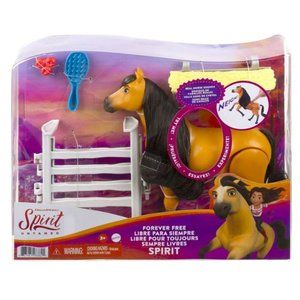 Mattel Spirit Untamed Forever Free Spirit Horse (8-in) with Realistic Walking